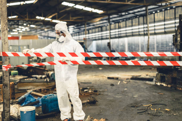Professional Trauma Scene Cleanup technician working in Shepherd, MI